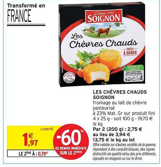 Soignon Les Chèvres Chauds