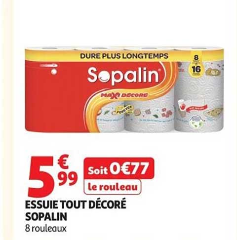 Sopalin Essuie tout décoré