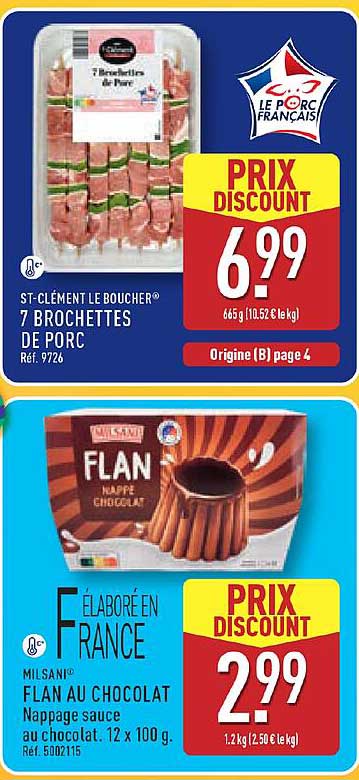 ST-CLÉMENT LE BOUCHER 7 BROCHETTES DE PORC