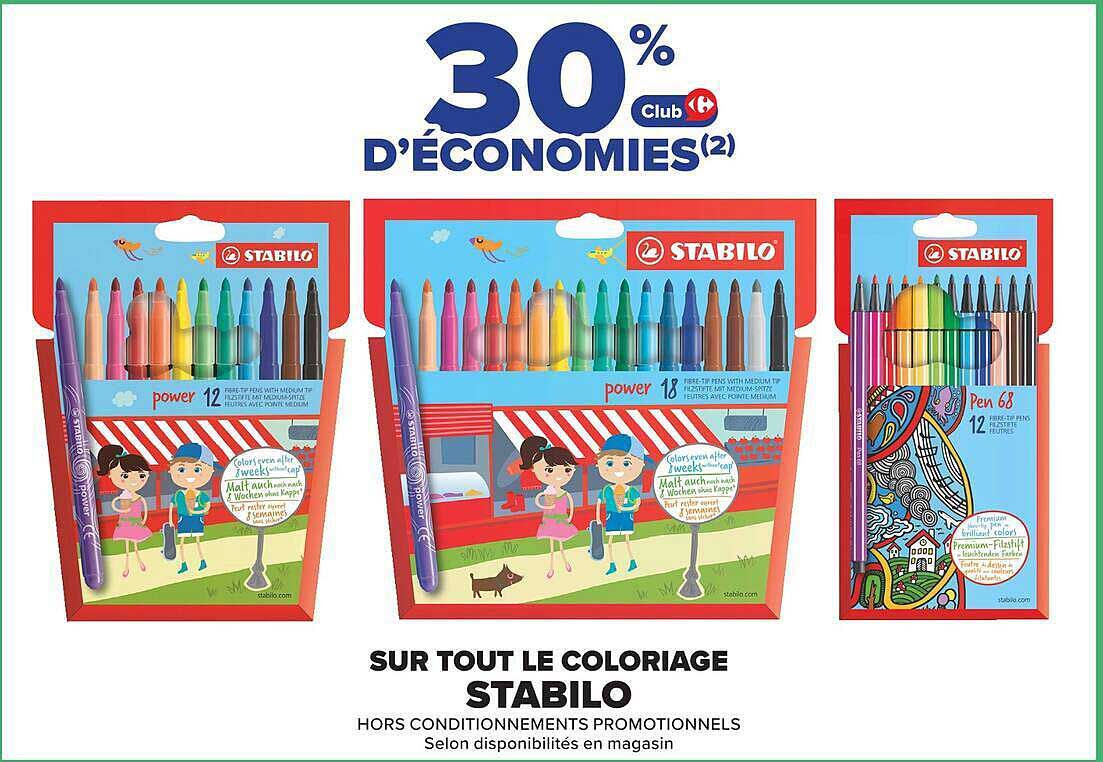 STABILO SUR TOUT LE COLORIAGE