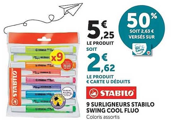 STABILO SWING COOL FLUO