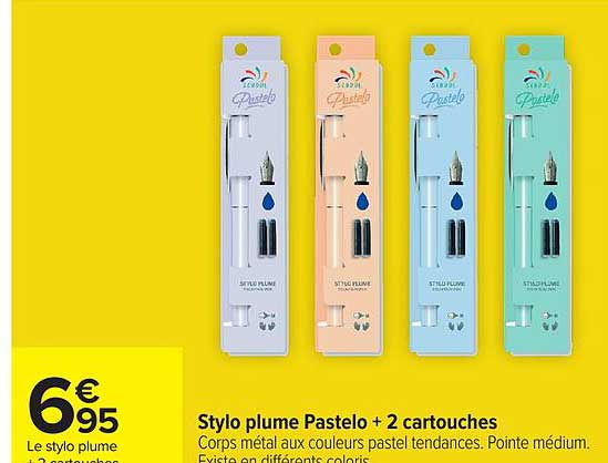 Stylos plume Pastelo