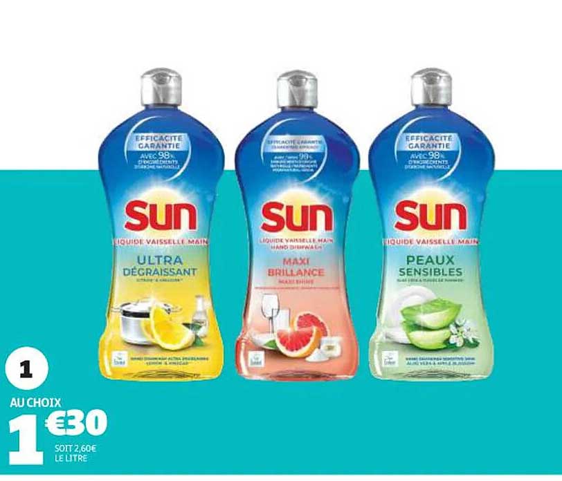 SUN Liquide vaisselle main