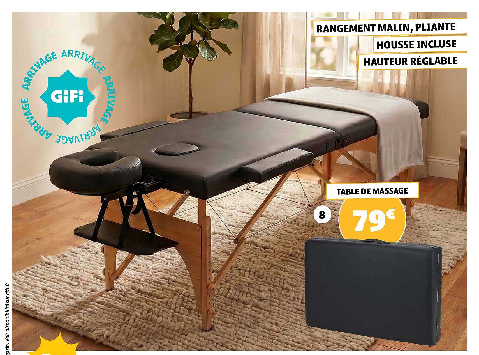 TABLE DE MASSAGE