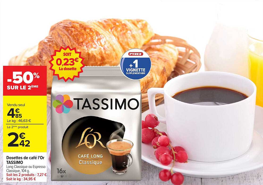 TASSIMO CAFÉ LONG Classique