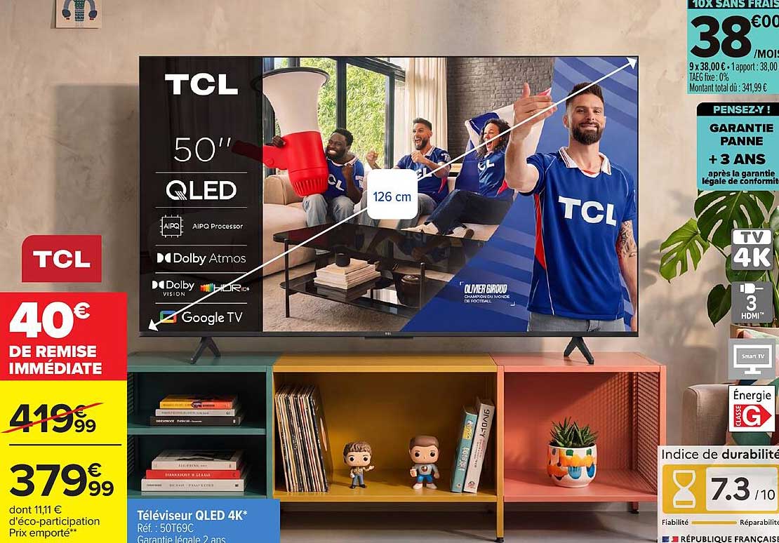 TCL 50'' QLED