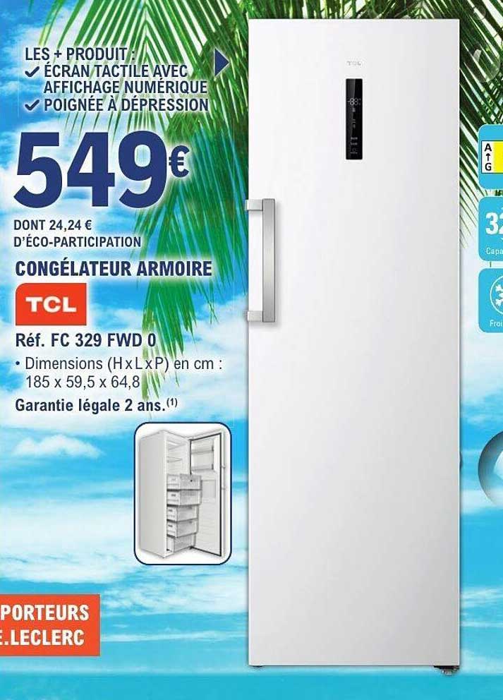 TCL Congélateur armoire