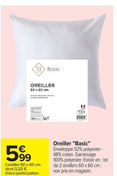 TED Basic Oreiller