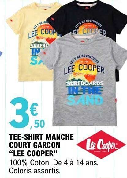 Tee-shirt manche court garçon "Lee Cooper