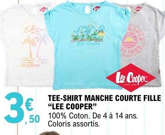 TEE-SHIRT MANCHE COURTE FILLE “LEE COOPER”