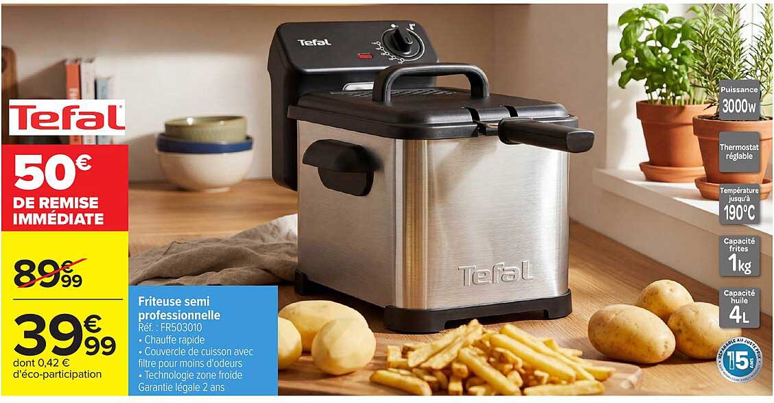 Tefal Friteuse semi professionnelle