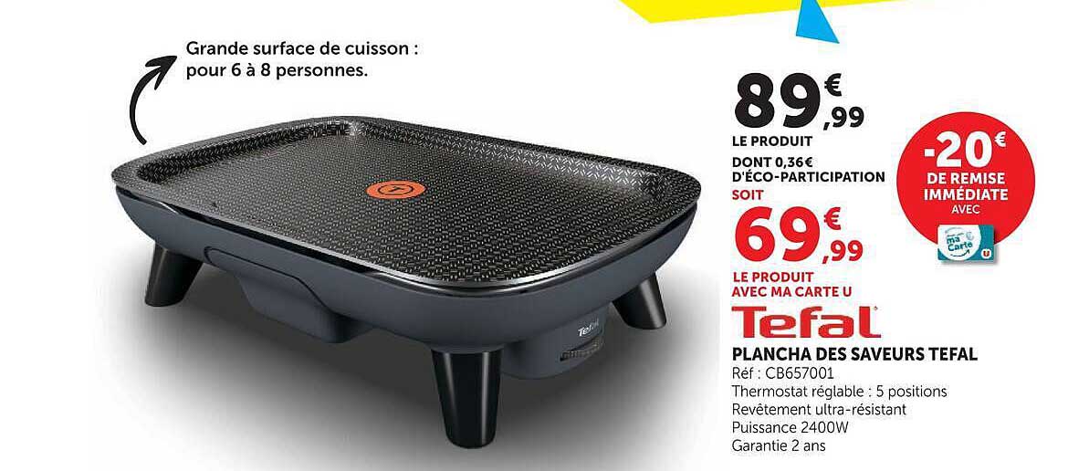 Tefal PLANCHA DES SAVEURS TEFAL