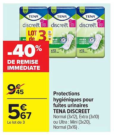 TENA discreet
