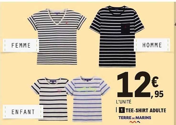 TERRE de MARINS TEE-SHIRT ADULTE
