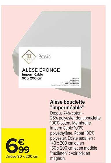 TEX Basic ALÈSE ÉPONGE