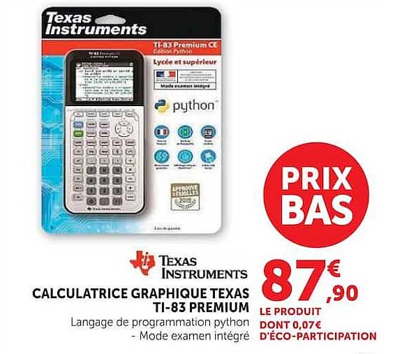 Texas Instruments TI-83 Premium CE