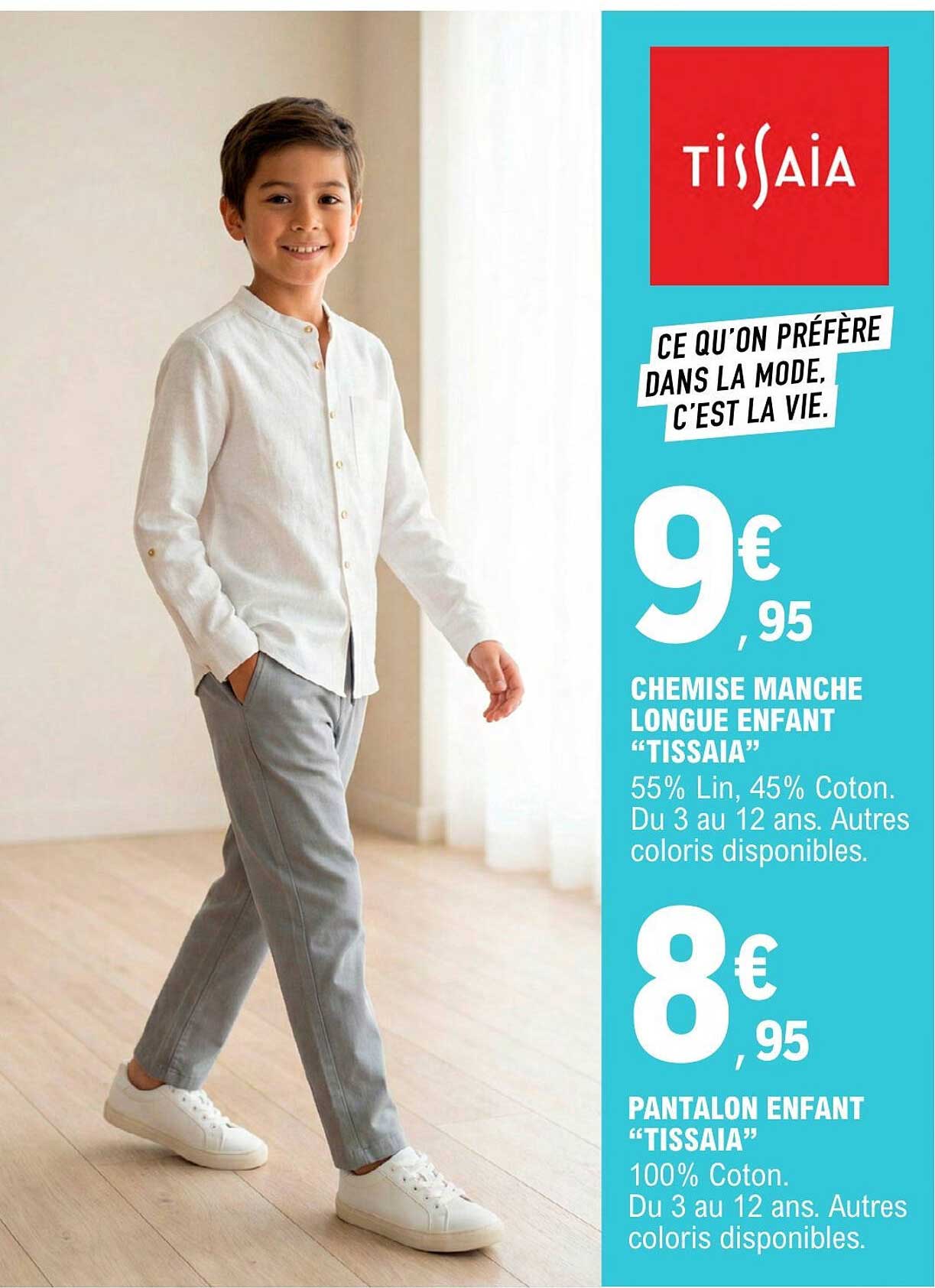 Tissaia Chemise manche longue enfant