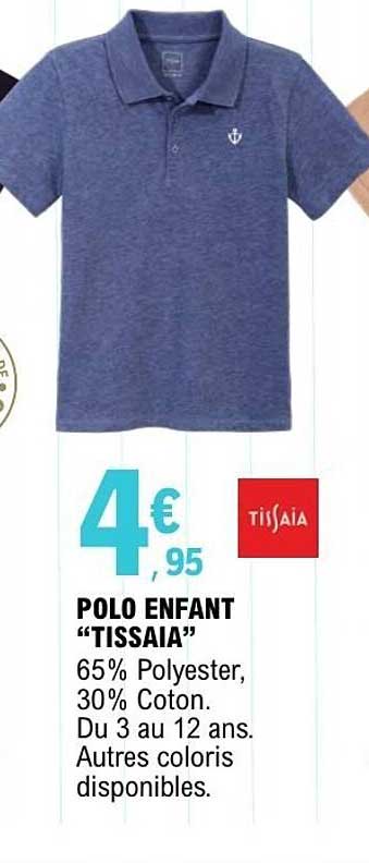 Tissaia Polo enfant