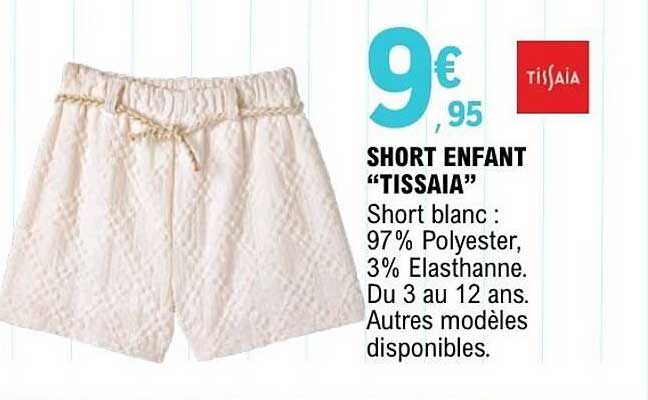 TISSAIA SHORT ENFANT