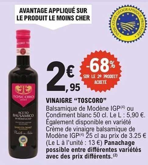 Toscoro Vinaigre Balsamique de Modène IGP