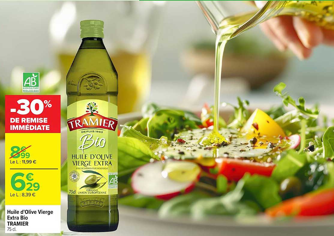 TRAMIER Huile d’Olive Vierge Extra Bio