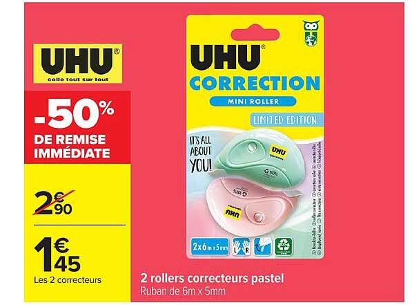 UHU CORRECTION MINI ROLLER