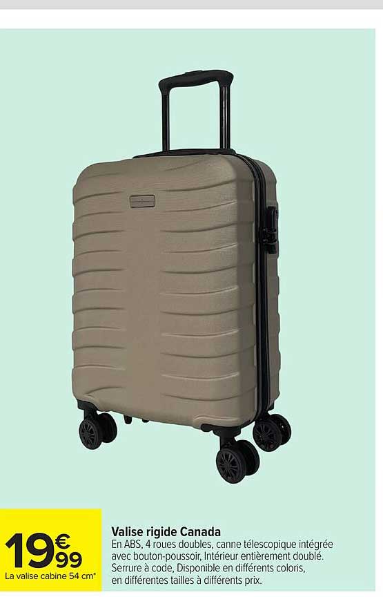 Valise rigide Canada