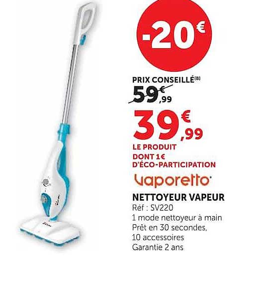 Vaporetto Nettoyeur vapeur