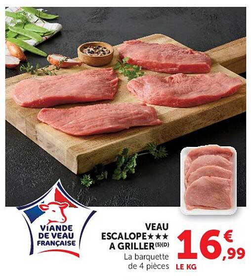 Veau Escalope à griller