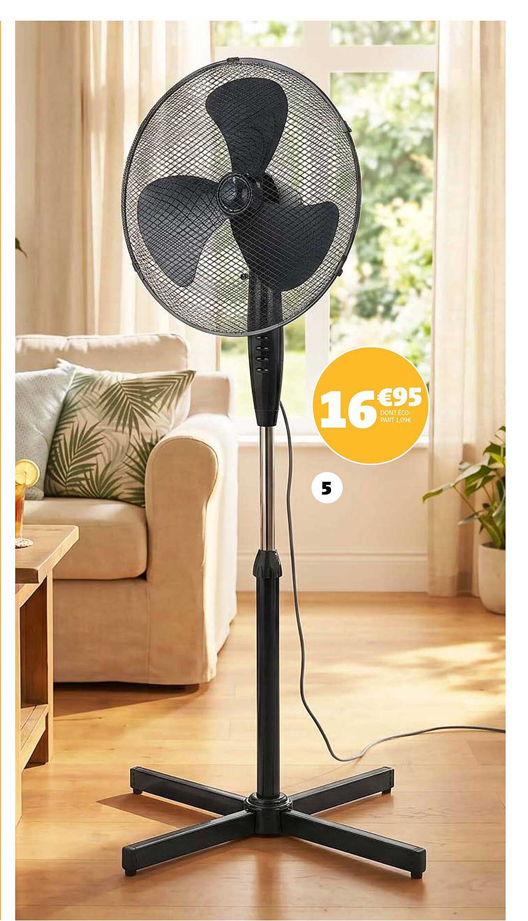 Ventilateur sur pied