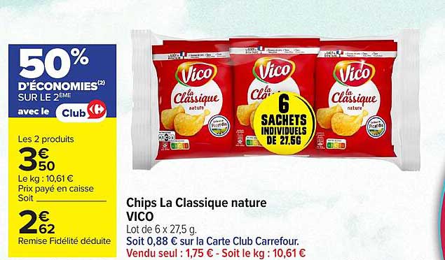 Vico Chips La Classique nature