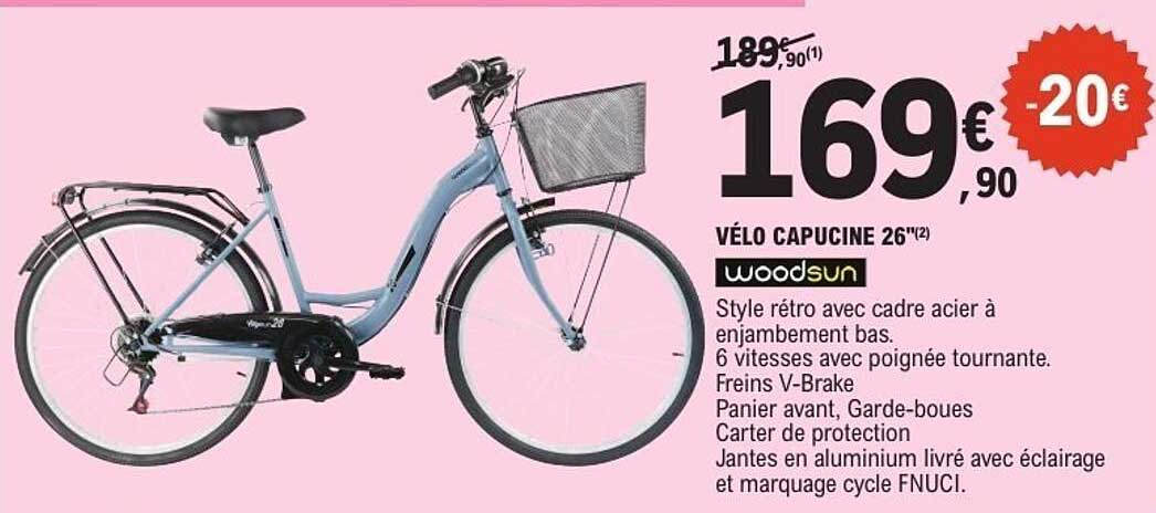 Woodsun Vélo Capucine 26