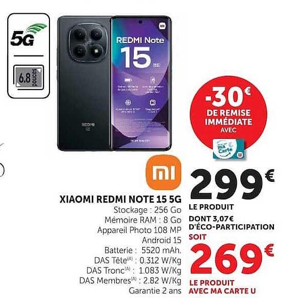 XIAOMI REDMI NOTE 15 5G