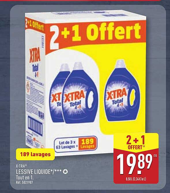 X'TRA LESSIVE LIQUIDE