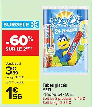 Yeti Tubes glacés