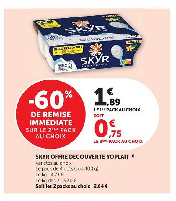 Yoplait Skyr Offre Découverte