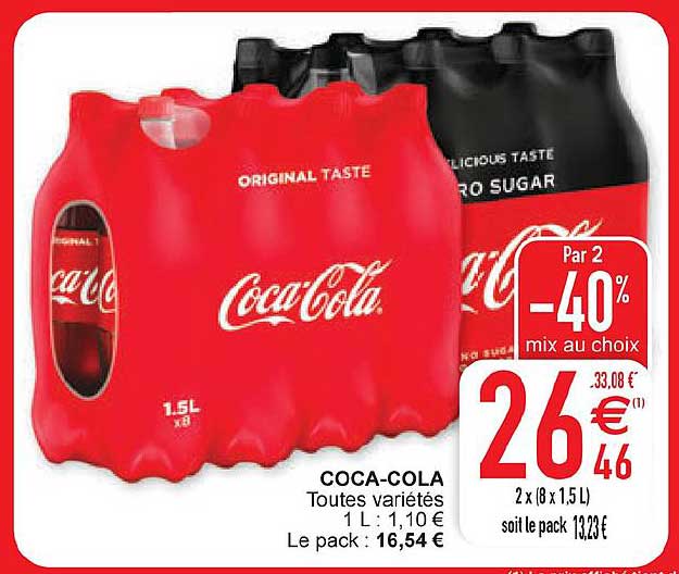 coca cola toutes variétés