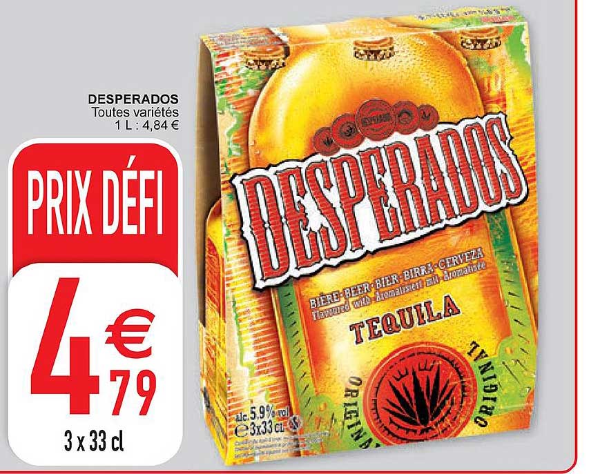 desperados toutes variétés