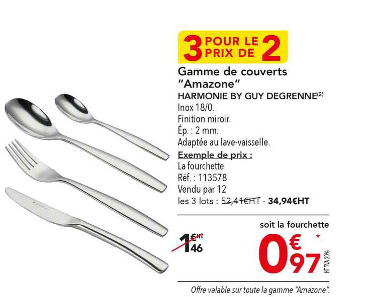 gamme de couverts amazone harmonie by guy degrenne