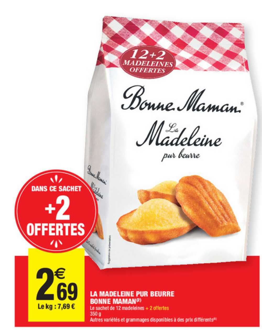 la madeleine pur beurre bonne maman