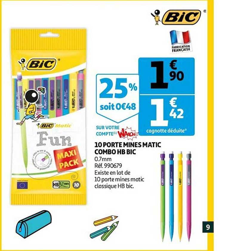 10 porte mines matic combo hb bic