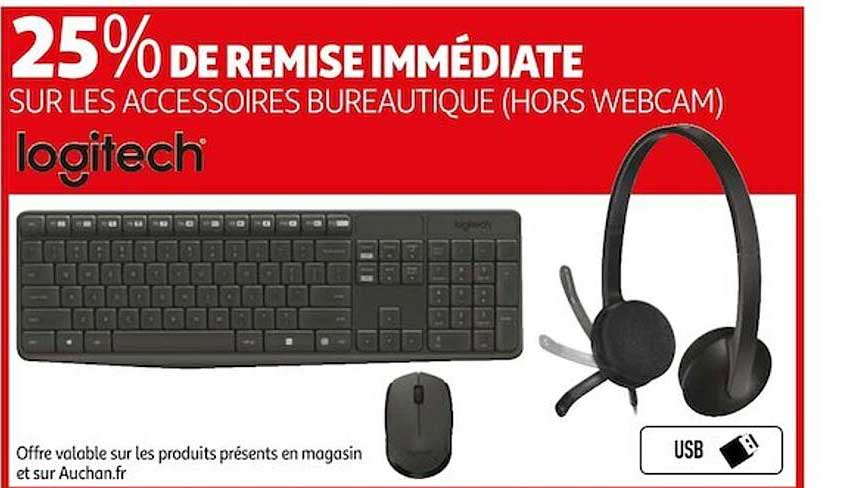 accessoires bureautique logitech