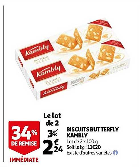 Biscuits Butterfly Kambly