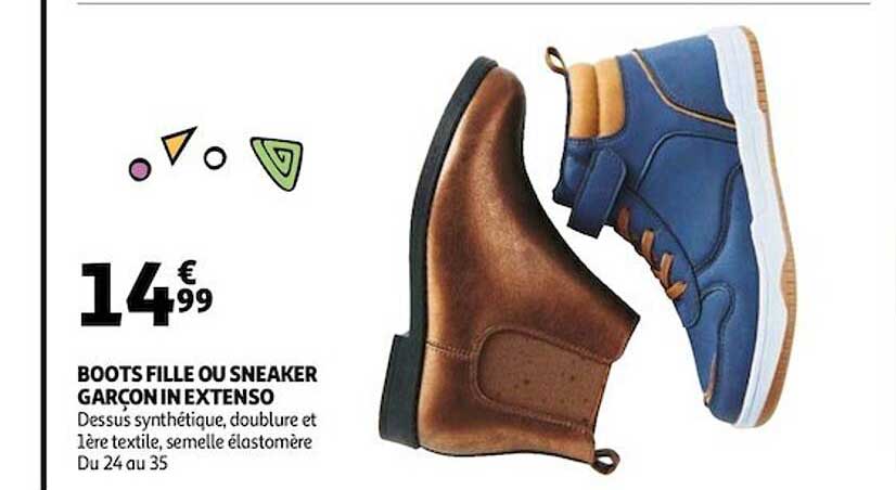 Boots Fille Ou Sneaker Garçon In Extenso