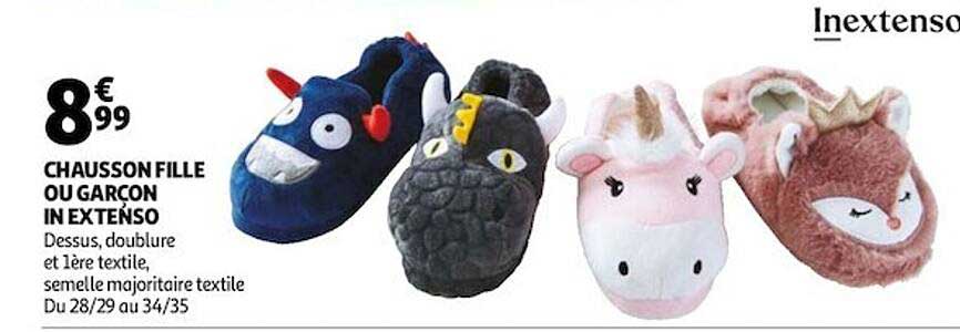 chausson fille ou garçon in extenso