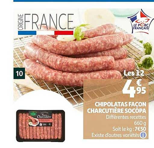 chipolatas façon charcutière socopa