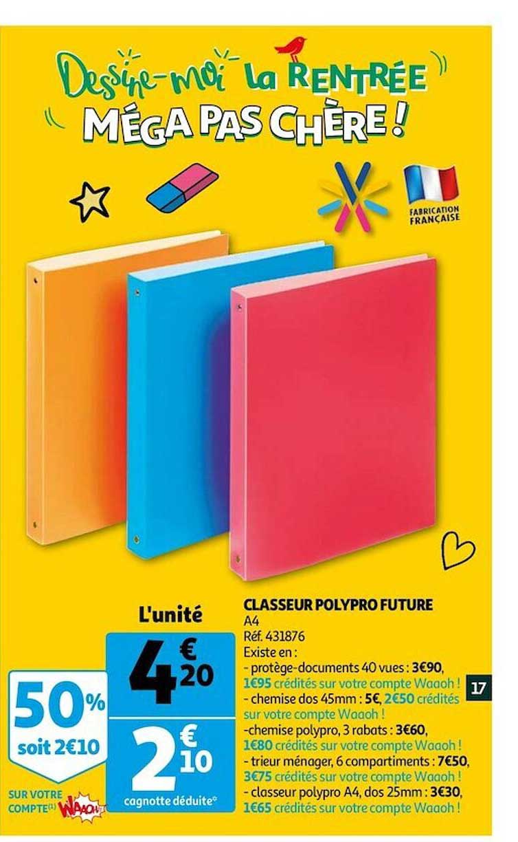 classeur polypro future