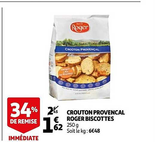 Crouton Provencal Roger Biscottes