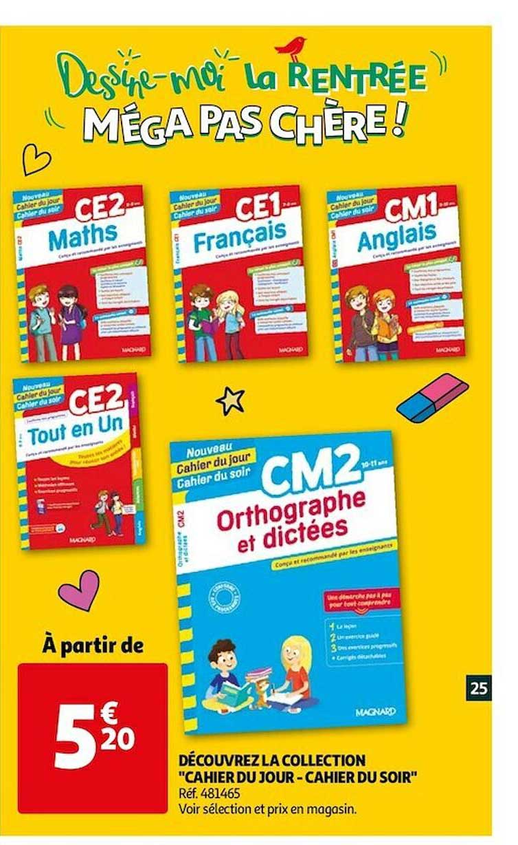 découvrez la collection "cahier du jour - cahier du soir"