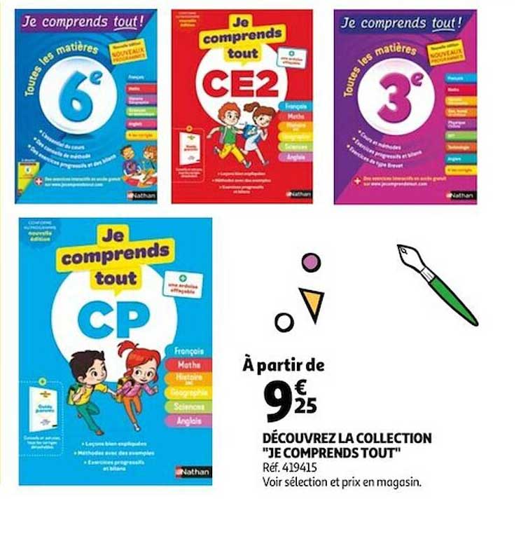 découvrez la collection "je comprends tout"